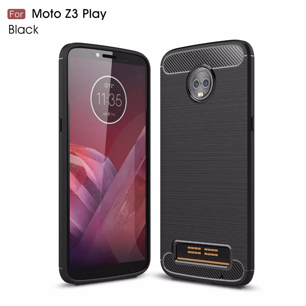 Роскошный мягкий чехол бампер для MOTOROLA moto Z2 Force Z3 Play телефона аксессуары Moto Z play C