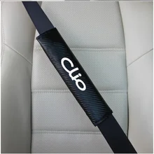 2шт ПУ мода автомобильный ремень безопасности покрывало для автомобильного сиденья ремень Наплечные колодки для Renault CLIO