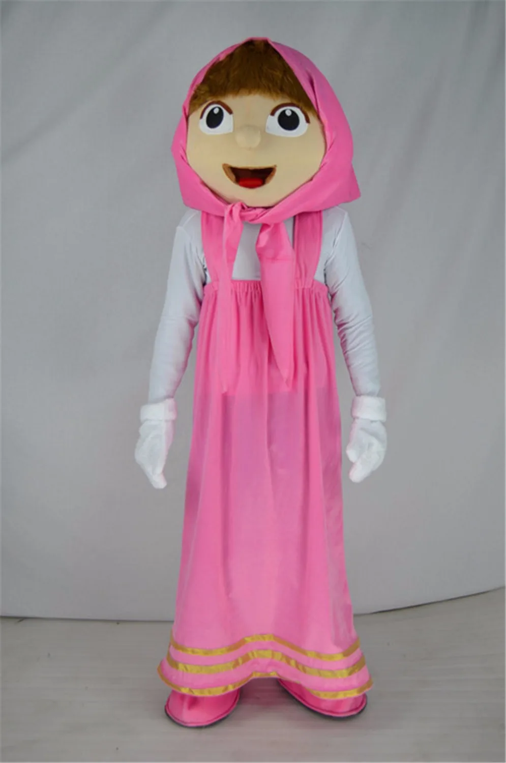 Masha Chica Mascota Disfraz Masha Oso Ursa Grizzly Personaje Fiesta De Cumpleanos Halloween Disfraces Cosplay Vestido Adulto Mascota Aliexpress