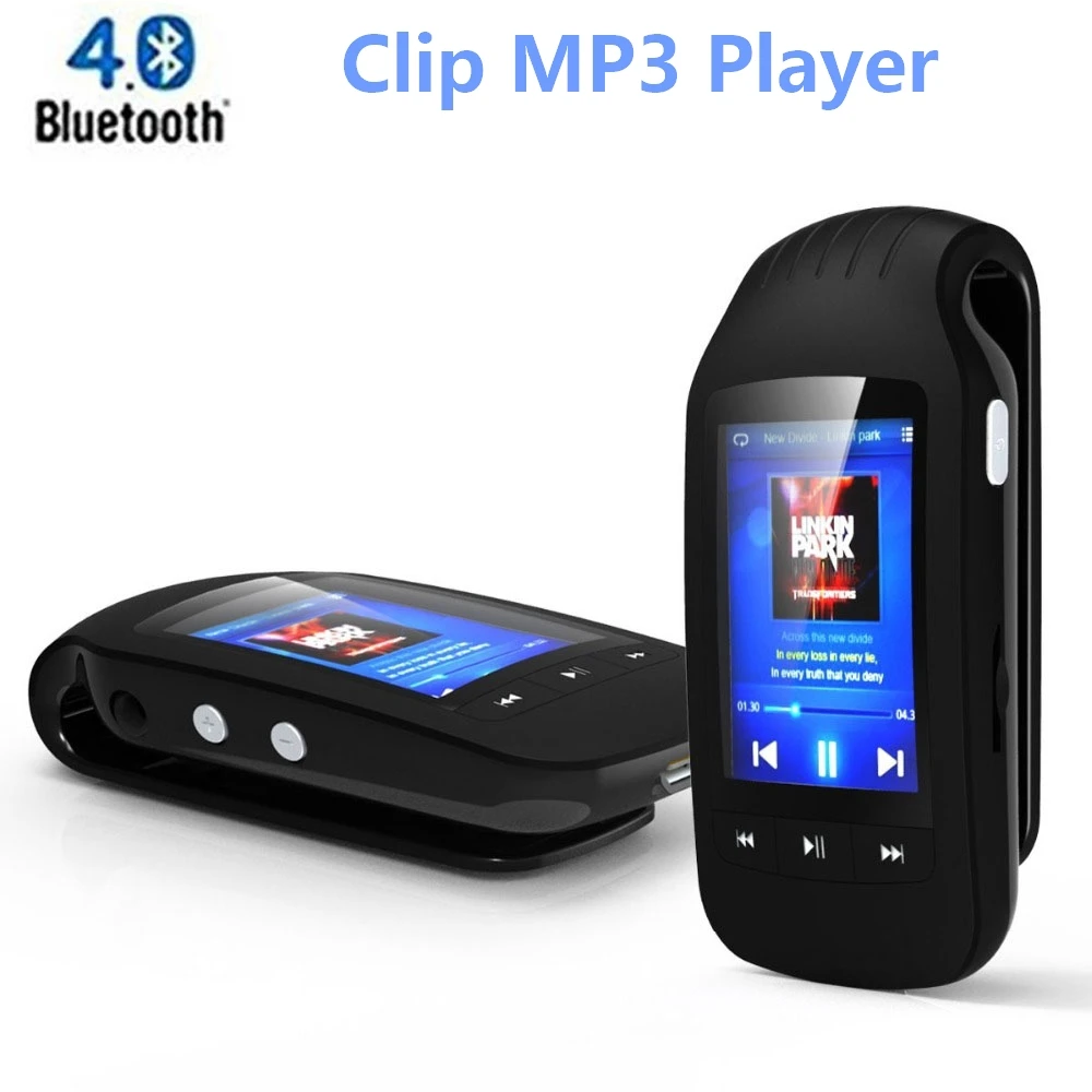 Оригинальный мини mp3 плеер с клипсой bluetooth 8 ГБ портативный спортивный шагомер