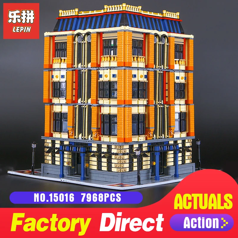

7968Pcs Lepin 15016 Genuine MOC Creative Series The Apple University Set Building Blocks Toys for Children Christmas gift LegoIN