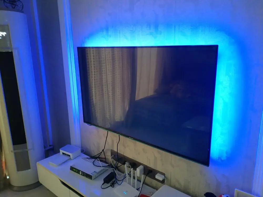 USB Светодиодная лента 5050 RGB Гибкая лампа DC5V цветная сменная подсветка для
