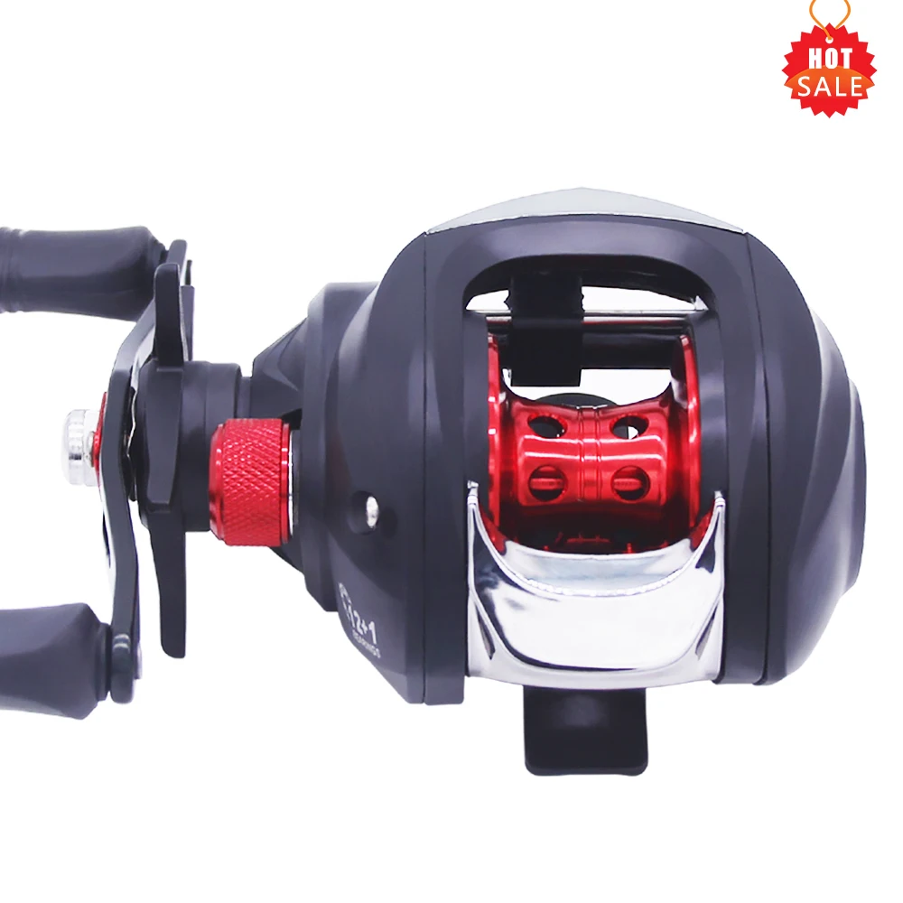 

Hu Ying Baitcasting Reel 10+1 BB High Speed Carp Fishing Gear Water Reel