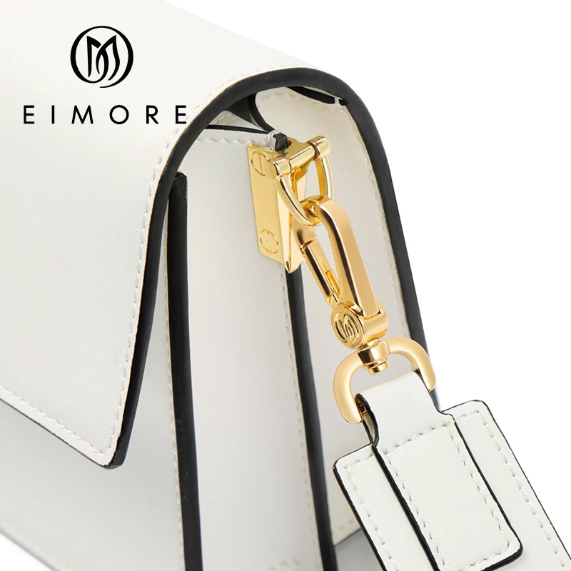 EIMORE Brand Women Fashion Shoulder Bags Small Messenger Crossbody Bags Genuine Leather Crossbody Flap Bag Ladies Bags For Girl