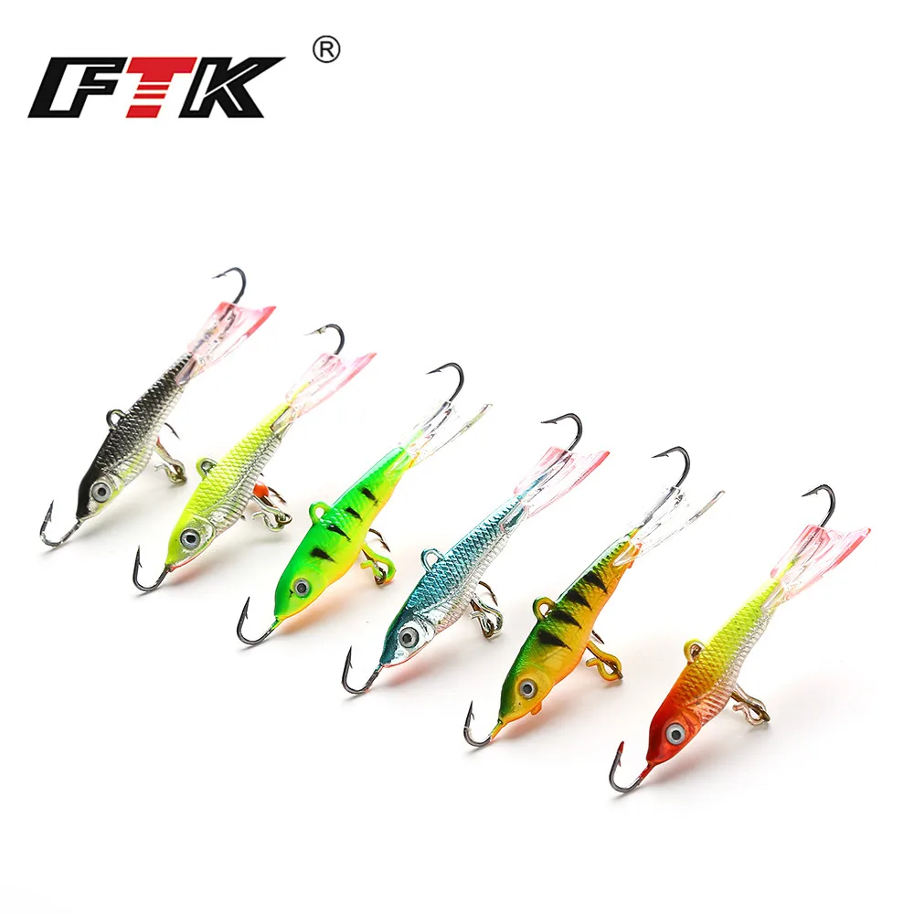 FTK Winter Ice Fishing Lure Jigging Lead Fish Bait 1PC 12g 71mm Hooks Balancer Jigs ice jigging Baits | Спорт и развлечения