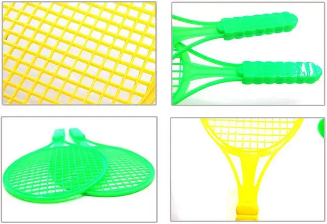 1 пара, новинка, детская двойная Теннисная ракетка для бадминтона, детская спортивная кровать для родителей и детей, Обучающие игрушки GYH