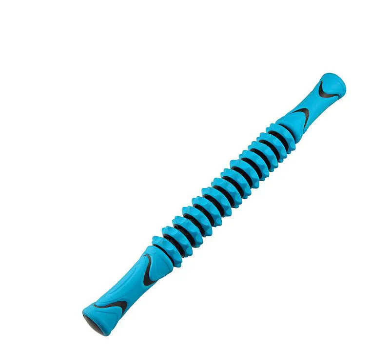 HANRIVER Deep muscle massage stick yoga teaching fascia muscle relaxation massage shaft roller gear
