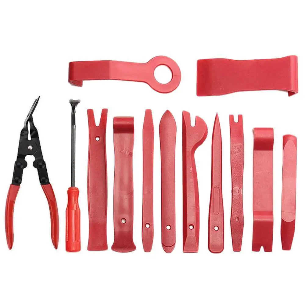 

Interior Trim Tool 13-Piece Car Clip Solder Disassembly Kit Mounting Lever