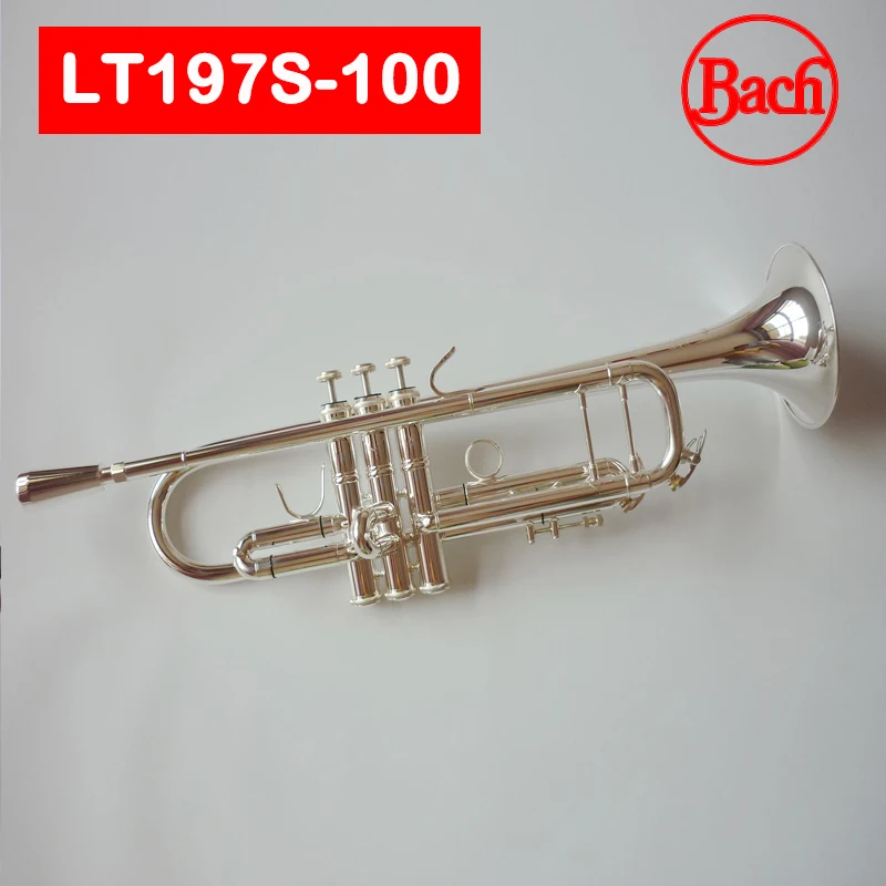 Bach Double Silver plated LT197S 100 Professional Trumpet Musical