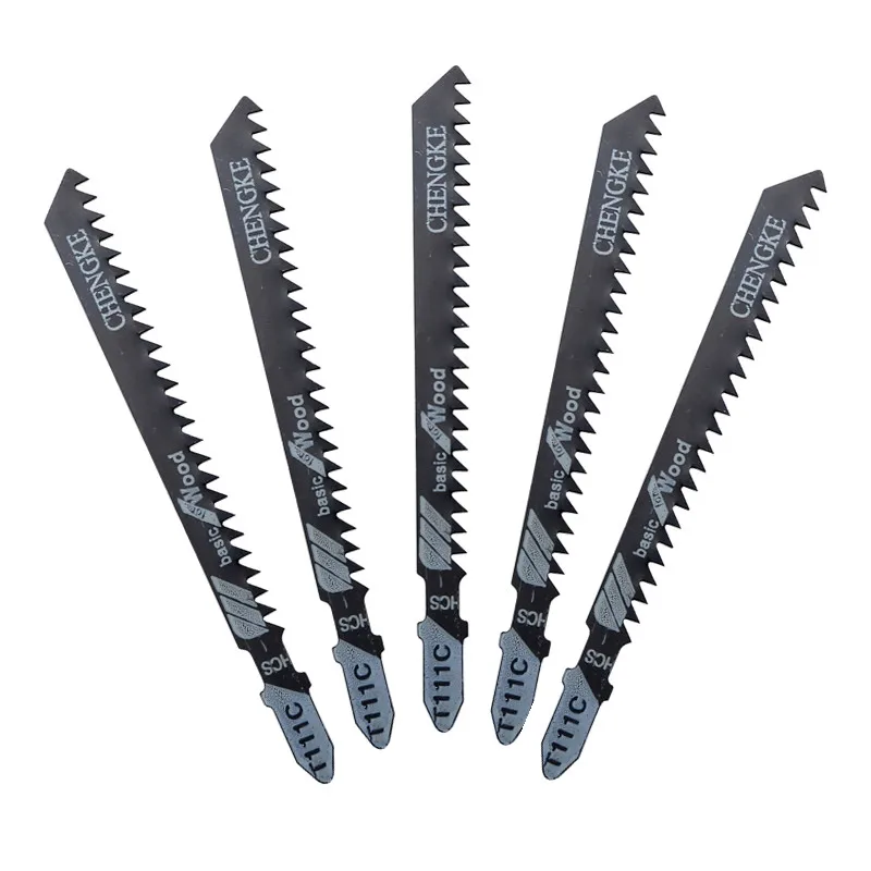 10PCS Jig Saws Blade T111C Sawing Wood Cutting Curve Blade Coarse Teeth
