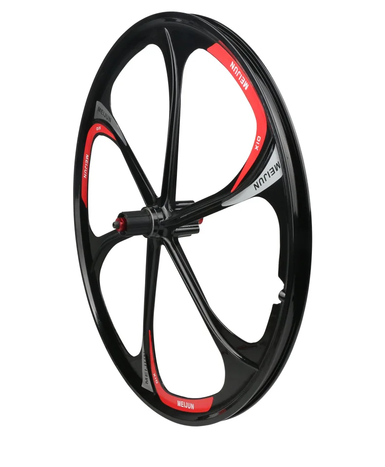 MTB обода 5 спиц 6 колеса со спицами 26 дюймов колесо для горного велосипеда дисковые тормозные диски горный велосипед колеса из магниевого сплава 26