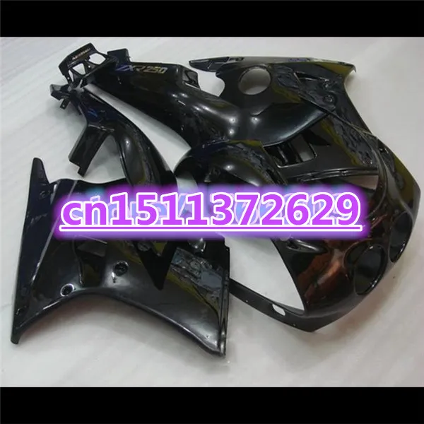 100% новый комплект обтекателей для Kawasaki Ninja 250R 2008 - 2014 08 09-14 черный полный ZX250R 2010 2011