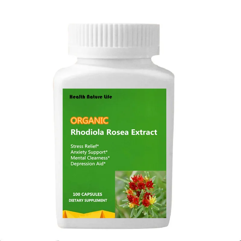 

Rhodiola Rosea Extract - Endurance Support - Improve Immunity - Anxiety Support - Fights Depression - 100 pieces/bottle