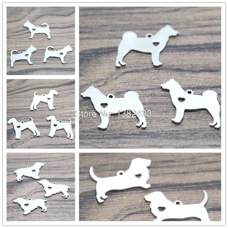 5 шт. подвеска в виде собаки|charm pendant|dog charmscharms silver |
