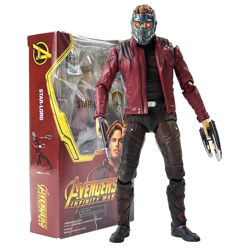 

14cm S.H.Figuarts Avengers Infinity War Star Lord Peter Quill Movable PVC Action Figure Collectible Model Toy Gift