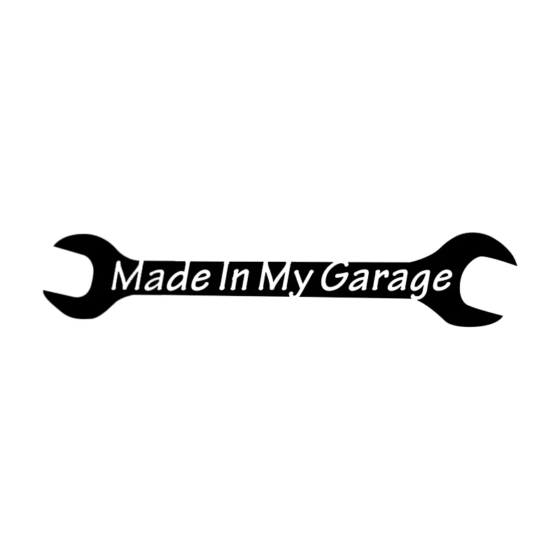 Made In My Garage Funny Car Decal Sticker Vinyl Decor Decals Car Sticker Styling Motorcycle SUVs Bumper - Image 2