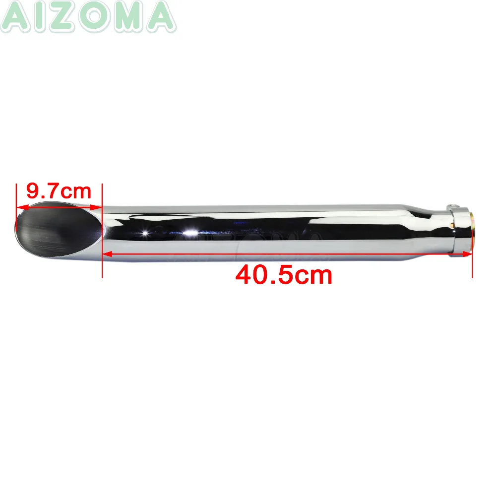 Barra de Corte Tubo de Escape Silenciador para Cafe Motocicleta Vez Fora Cônico Silenciador Racer Harley Honda Suzuki Intruder lc vl 1400 1500 8 Motocicleta transformar para fora tubo de escape