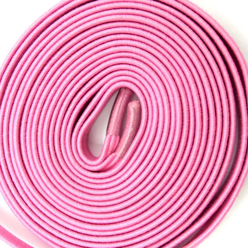JUP 1-50 Pair Pink High Quality New Design Children Without Tie Rubber Elastic Lace Sneakers Shoelaces  Sports Shoes Lacing Blue