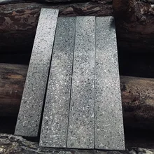 Сделай Сам нож из дамасской стали спиральная текстура сэндвич шаблон стальной нож пустой кухонный нож термообработка 320x50x3 мм