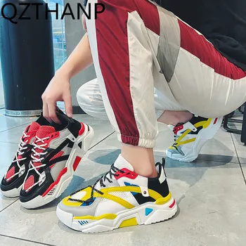 

2019 Dad Sneakers Mesh Light Breathable Men Casual Suede Shoes Zapatillas Hombre Tenis Masculino Adulto Krasovki Zapatos Hombre