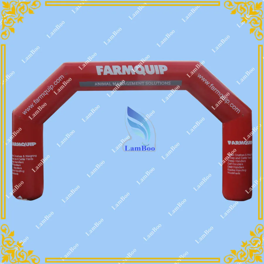 

Red 8m Inflatable Blow Up Arch for Events, Free Shipping UL/CE certificated Blower Included