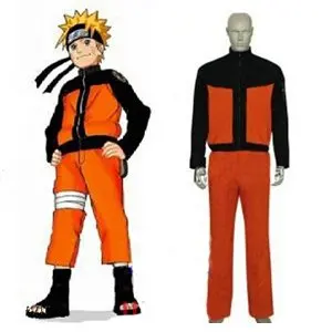 

Anime Naruto Cosplay - Individual Naruto Shippuden Uzumaki 2nd Men's Cosplay Costume - Freeshipping