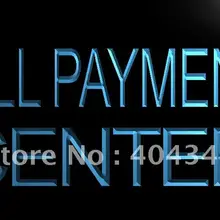 LB917-оплата счета центр приманка Adv свет объявления знак