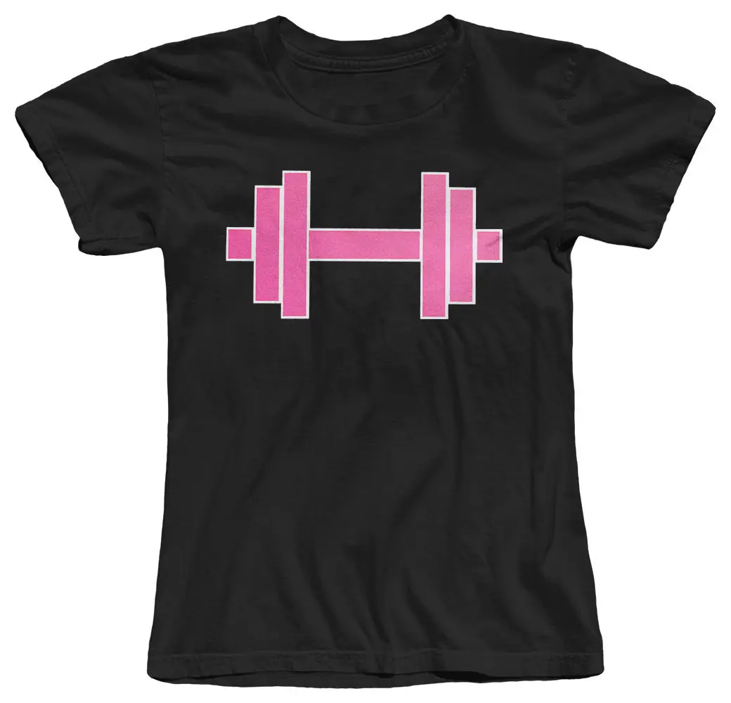 Barbell Gymer Women's Workout T Shirt Funny T Shirt Women Hipster