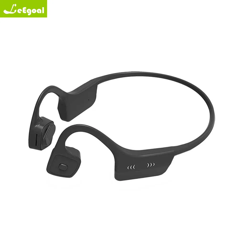 

LEEGOAL 2018 Newest Earphone S1 Noise-Reduction Waterproof Sports Headset Wireless Bone Conduction Headphone With Box