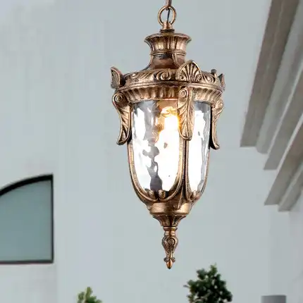 Outdoor Pendant Light Lights Waterproof Lamp Vintage Pavilion