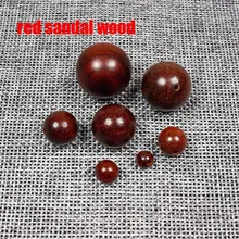20pcs/lot Round Natural Wood Beads 6-20mm Sandalwood/Rosewood/Padauk High Quality Wooden Spacer Beads DIY Jewelry Making Finding