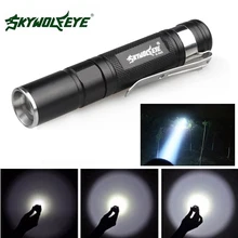 SKYWOLFEYE E522 Mini Penlight XPE LED Flashlight Zoomable Waterproof 3 Mode AAA Portable Pocket Pen Flash Light Torch Lamp SKYWOLFEYE E522 Mini Penlight XPE LED Flashlight Zoomable Waterproof 3 Mode AAA Portable Pocket Pen Flash Light Torch Lamp