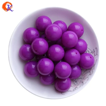 

S48 Hot Sell Purple Large 20MM 100pcs Big Chunky Gumball Bubblegum Acrylic Solid Beads,Colorful Chunky Beads For Necklace