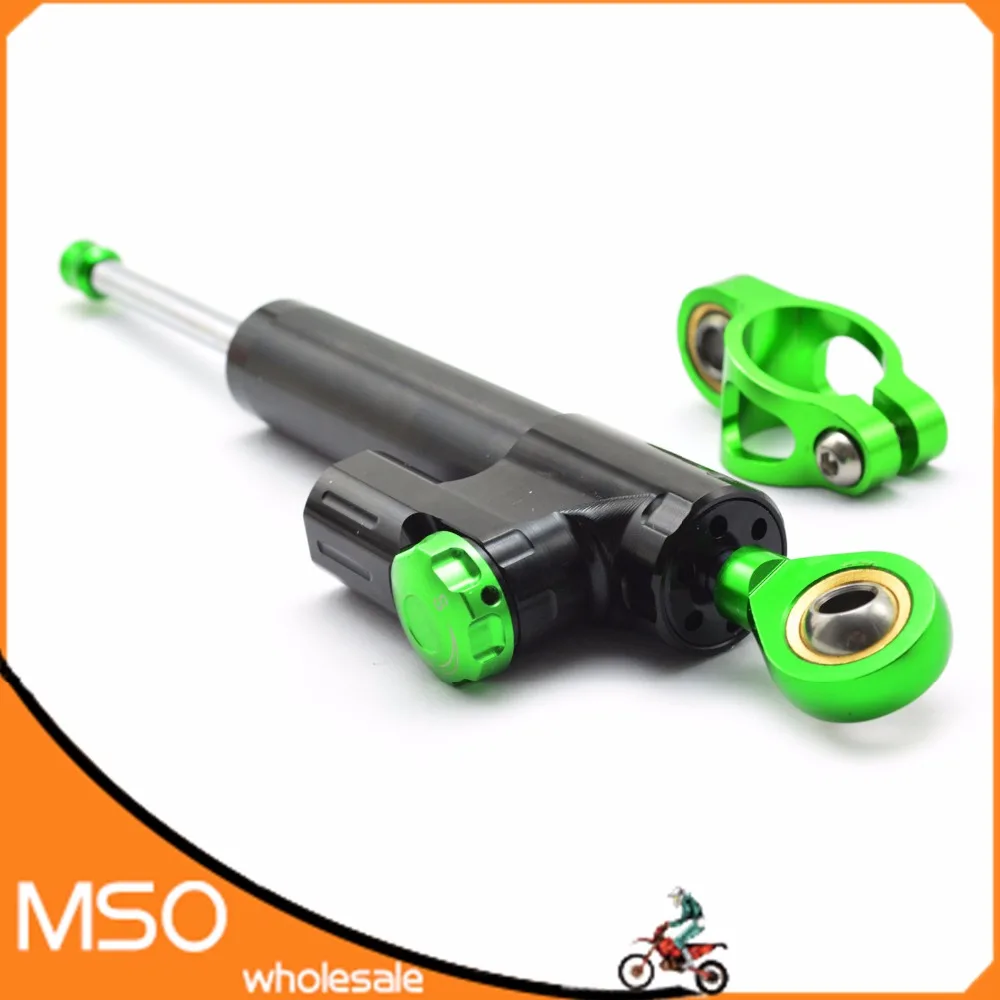 

Universal Motorcycle CNC Damper Steering Stabilizer Damper Linear Reversed Safety Control For Kawasaki inja 636 ZX-6R Z 1000
