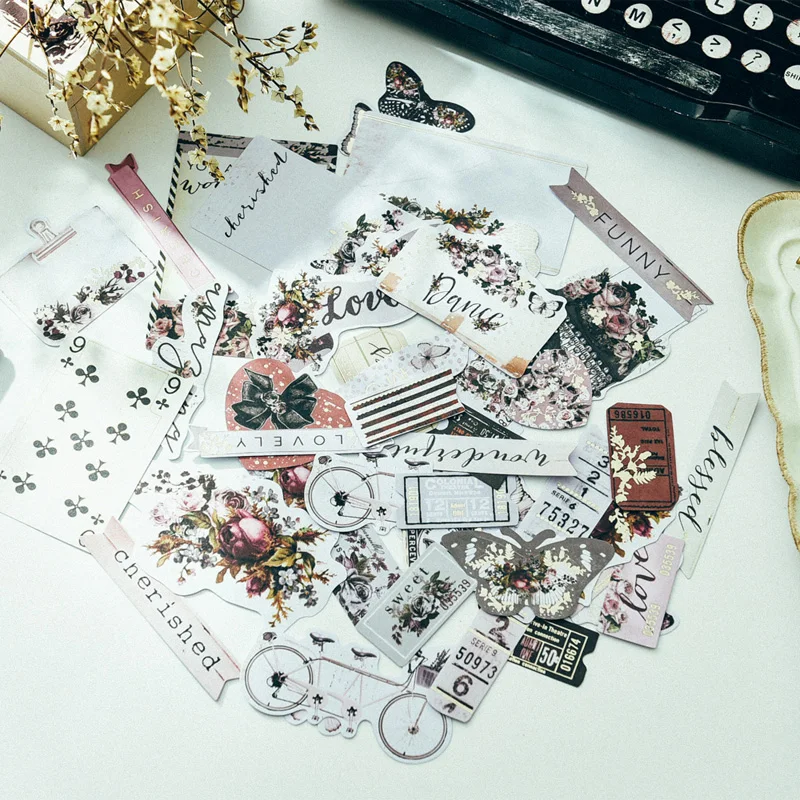 

VYUTXA Lovely flower Paper Die Cuts for Scrapbooking Happy Planner/Card Making/Journaling Project