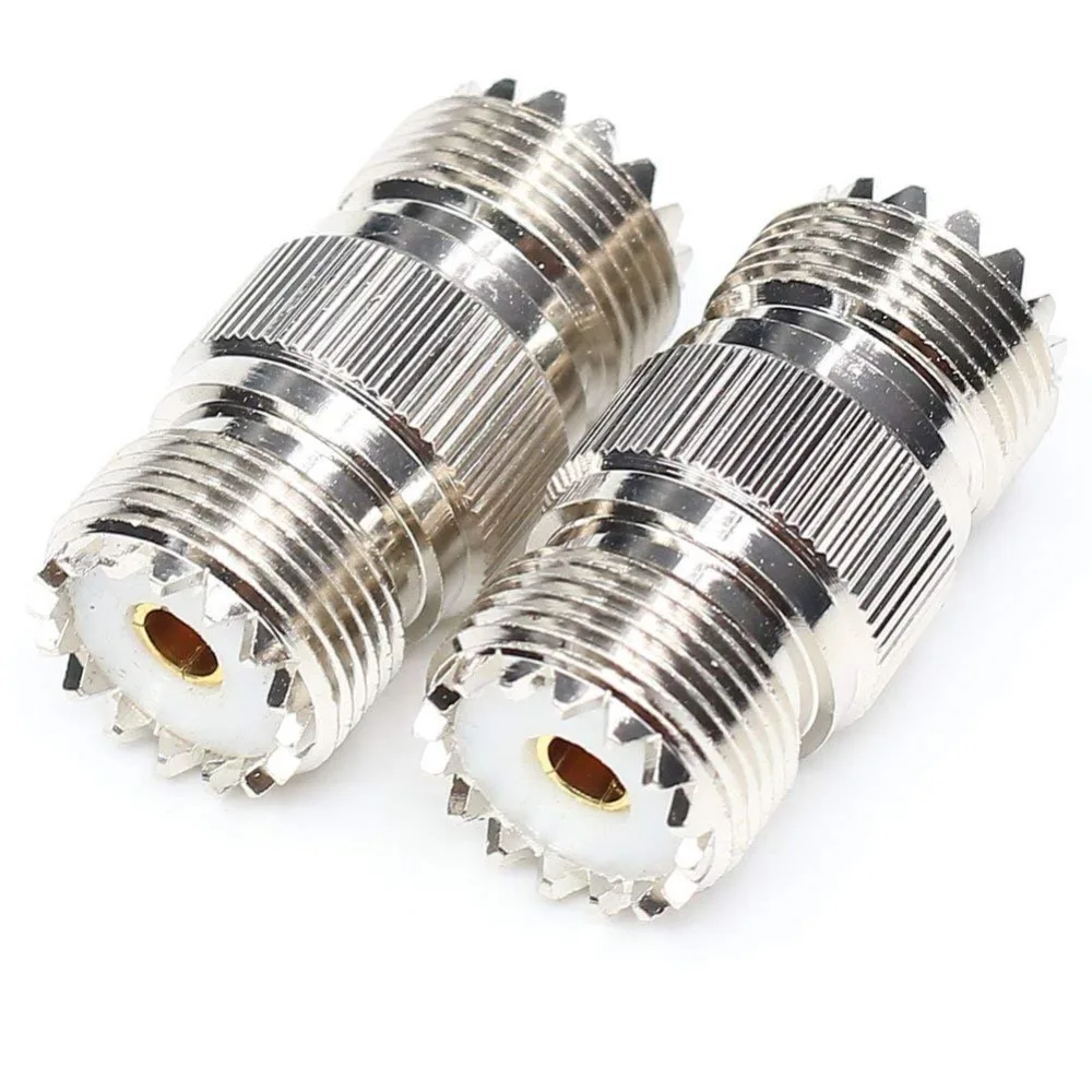 

2PCS SO239 UHF Female Jack to SO-239 Female RF Adapter Connector