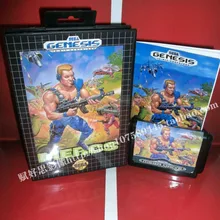 Игровой картридж Mercs с коробкой и ручной 16 бит MD карты для sega Mega Drive для Genesis