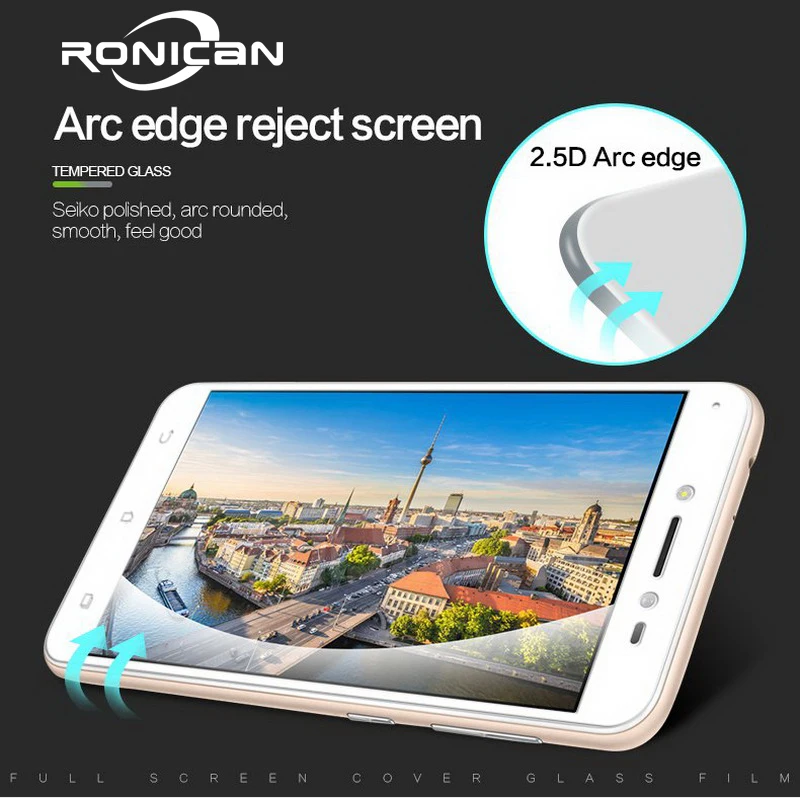 Закаленное стекло RONICAN для Asus Zenfone Live ZB501KL полноэкранная Защитная пленка из