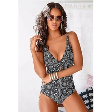 Прозрачный черный Монокини одежда для плавания сексуальный цельный купальник кружева лоскутное Maillot De Bain комбинезон для купания для женщин