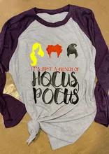 2019 New hocus pocus women t-shirts tee halloween top womens fashion female tshirt t long sleeve hot fashion tee shirt
