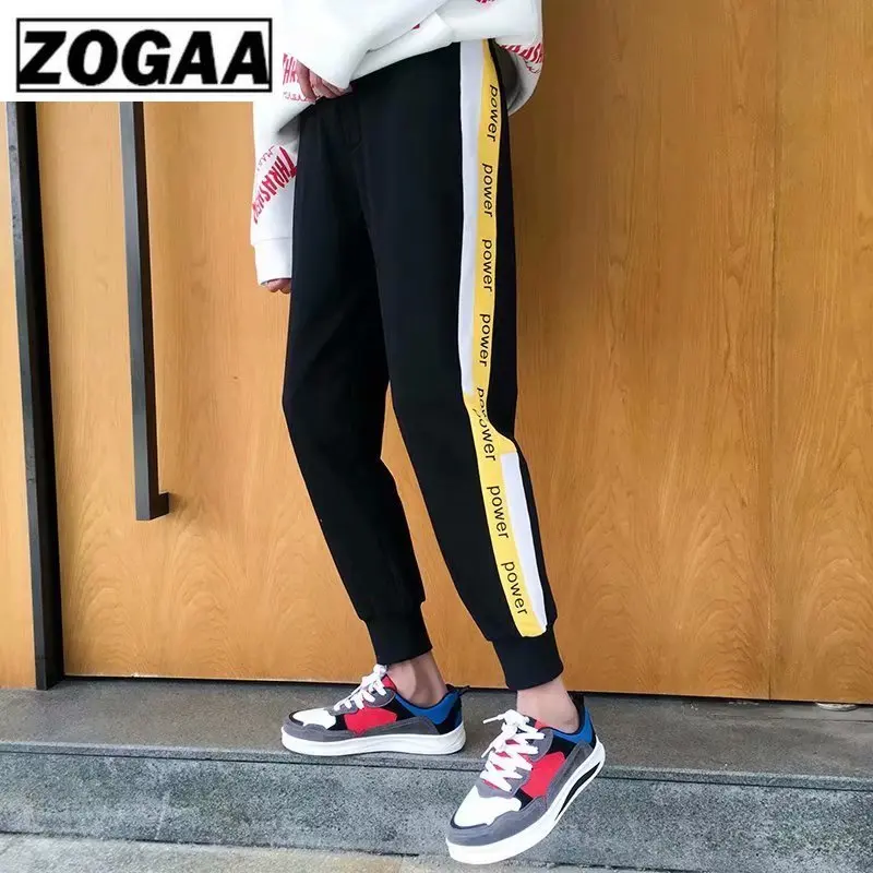 

ZOGGA 17 Style 5XL Plus Size Casual Men Pant with Elastic Waist Ankle-Length Mid-waist Male Pencil Pant Polyester Spandex Fabric