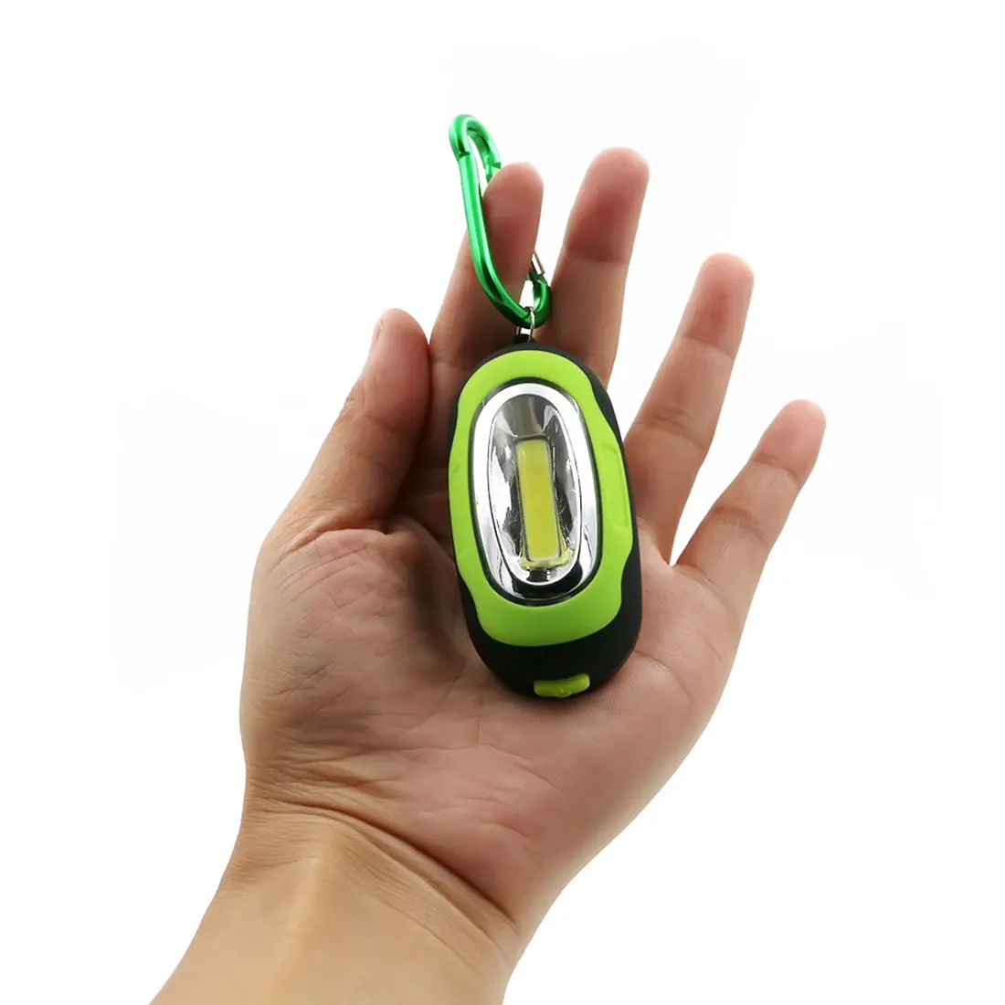 New Mini 25lm 3 Modes Portable Flashlight COB LED Night Light Keychain