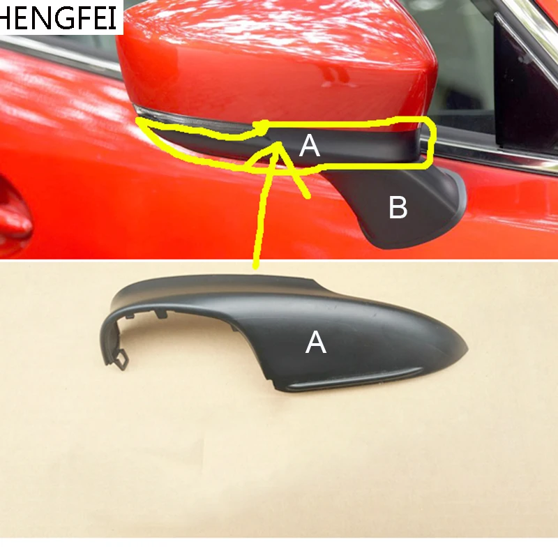 

Car parts Hengfei rearview mirror case Bottom shell for Mazda 6 ATENZA 2017-2019 rear view mirror housing lower cover