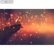 Алмазная мозаика фото на заказ одинокие фото квадратные Стразы 5D DIY алмазная живопись рукоделие вышивка крестиком подарок LWR