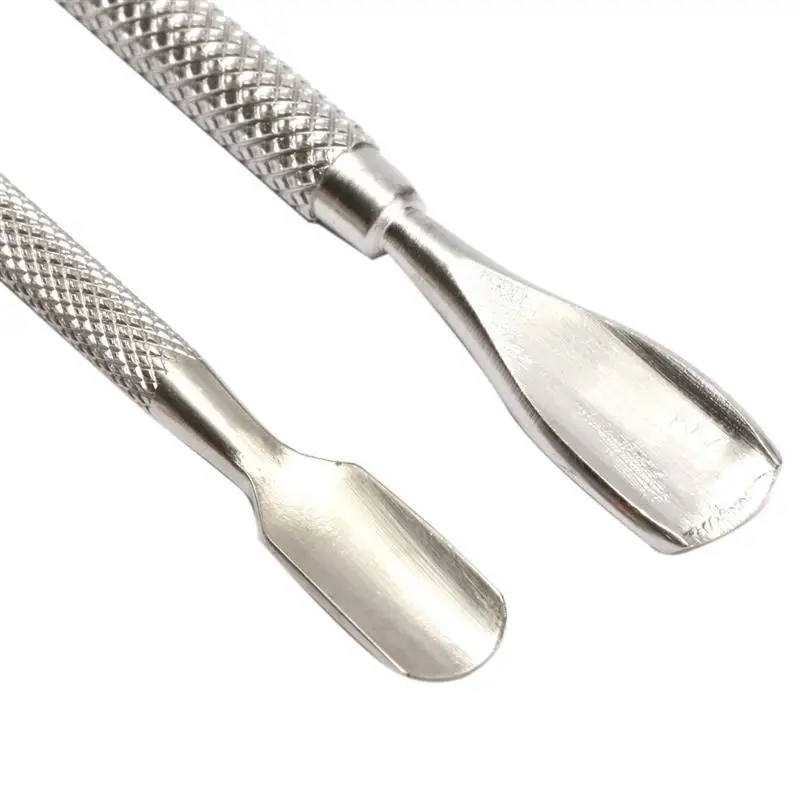 3 шт. ножницы для ногтей из нержавеющей стали, ложка-Толкатель для удаления омертвевшей кожи, кусачки для стрижки, набор инструментов для ногтей