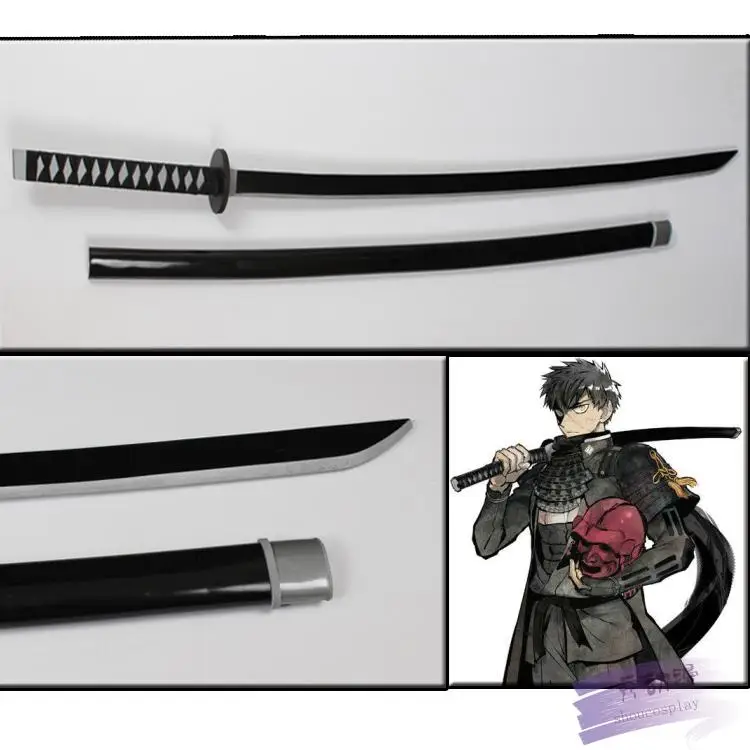 S0561 Аниме Онлайн игра TOUKEN RANBU DOUTANUKI MASAKUNI NISYAKU GOSUN меч W/черные ножны 43&quot|black sword|sword