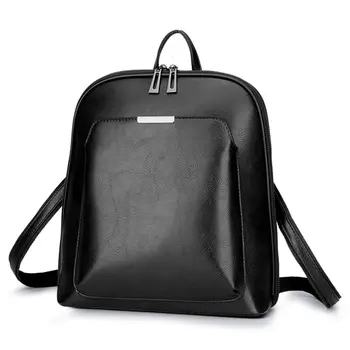 

Vintage Backpack Female Leather Women's backpack Large Capacity School Bag for Girls Leisure Shoulder Bags for Women
