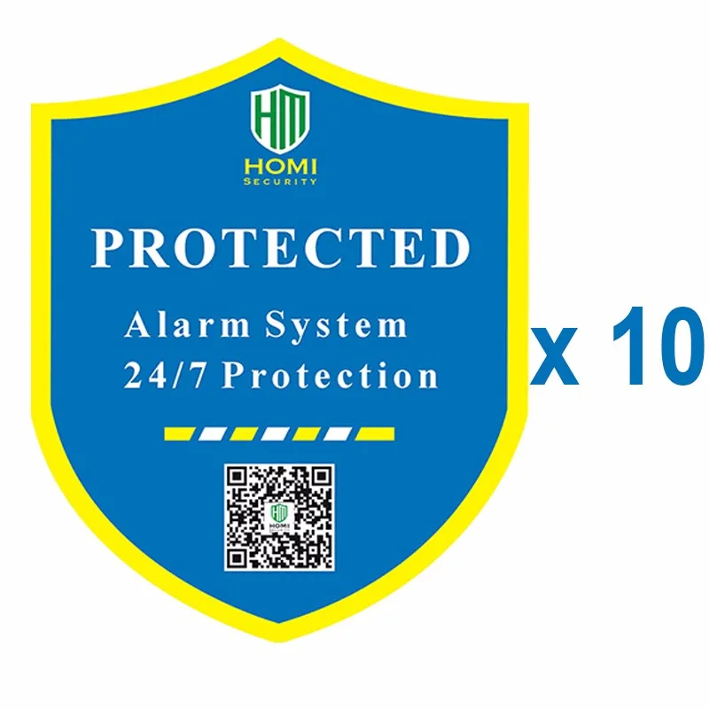 10pcs warning sticker