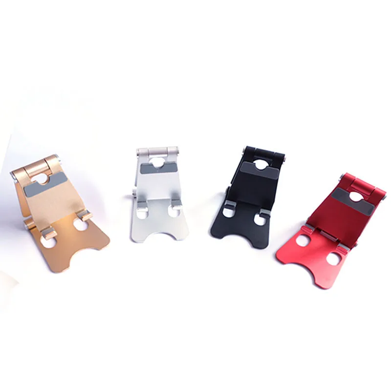 7 Inches Mobile Phone Desk Holders Aluminum Alloy Stands Adjustable Angle Phone Bracket Smart Phone Stand 1.5mm Thinckness