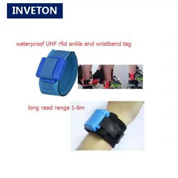 

Triathlon 860-960mhz reusable long range 1-6m UHF rfid wristband tag for triathlon marathon race timing chip adjustable size